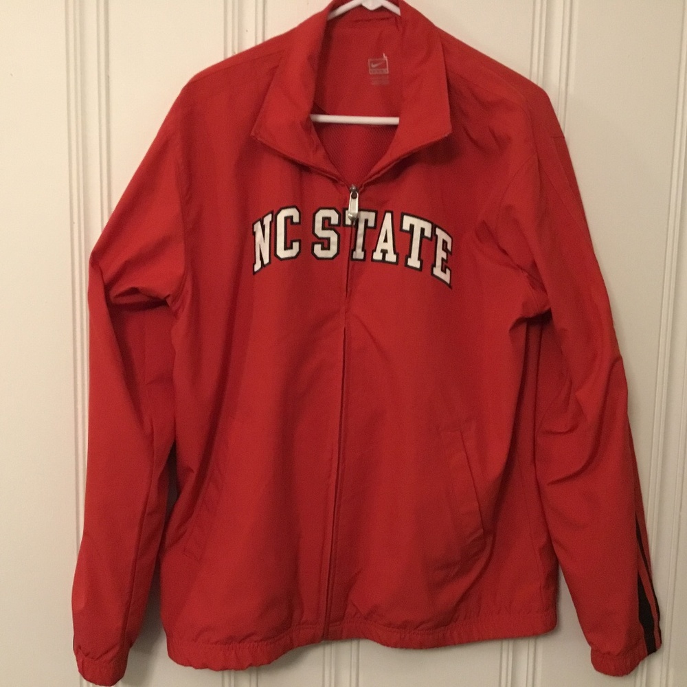 NC State Nike Jacket, Red, Size L